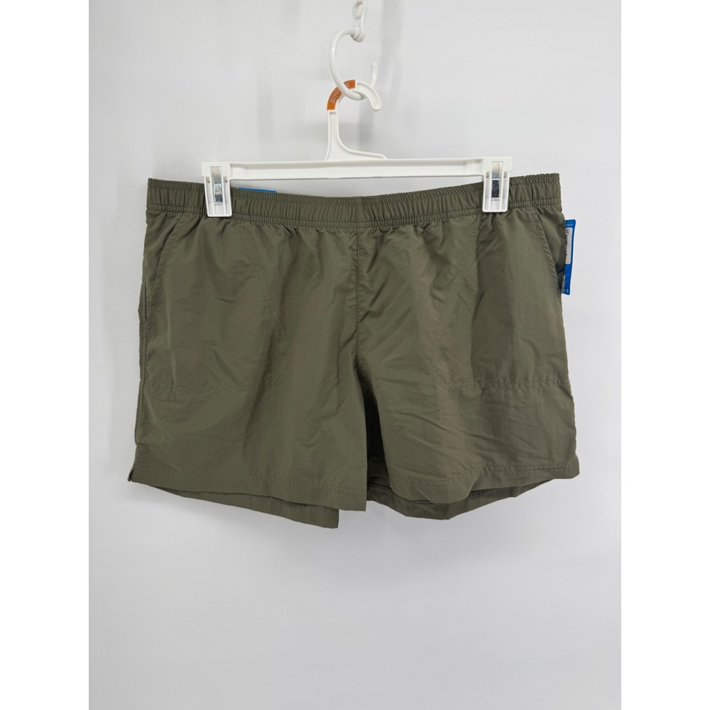 Columbia Womens Omni-Shield Shorts XL Olive Green Hiking Outdoor AL9550 NEW